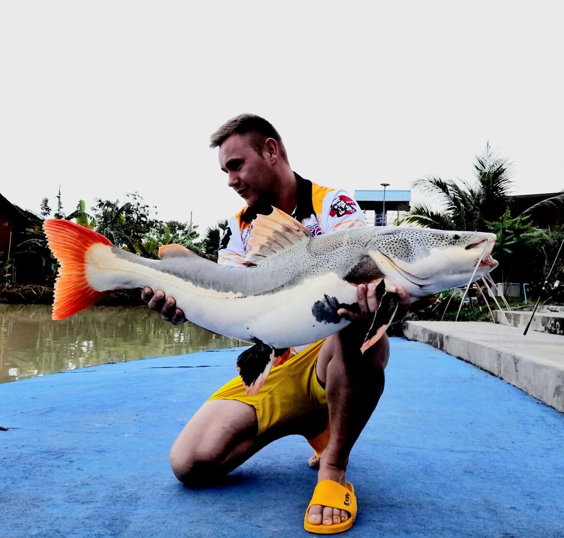 Lakeside catch at Buriram Monster Fishing Park