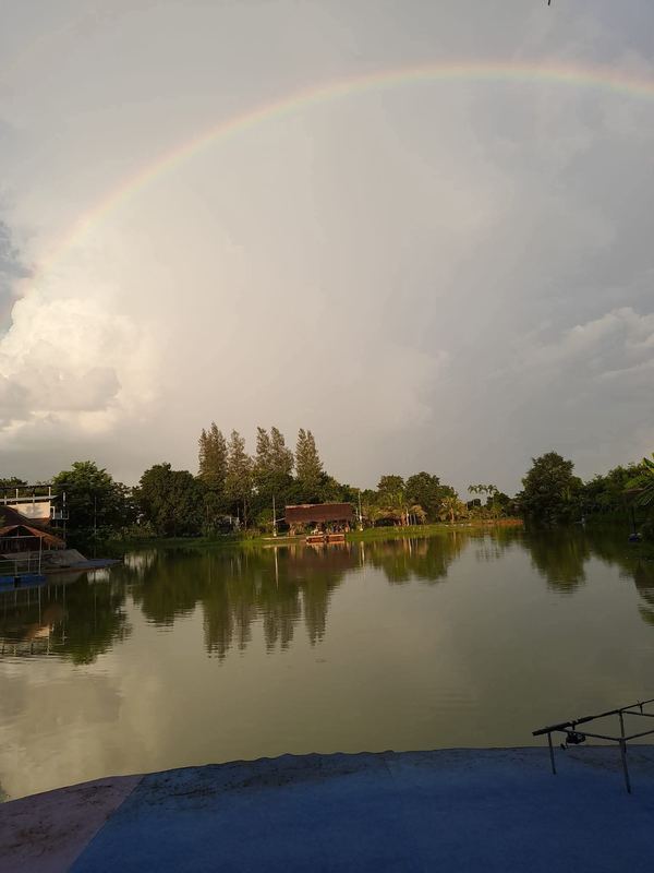 The lake at dusk