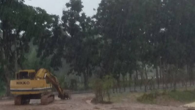 Construction of the park