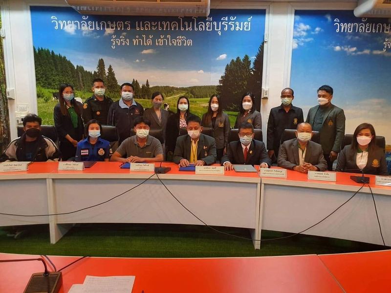 MOU signing with Buriram College of Agriculture and Technology