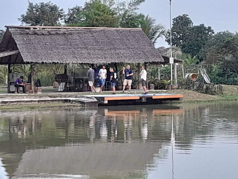 Large East hut at Buriram Monster Fishing Park